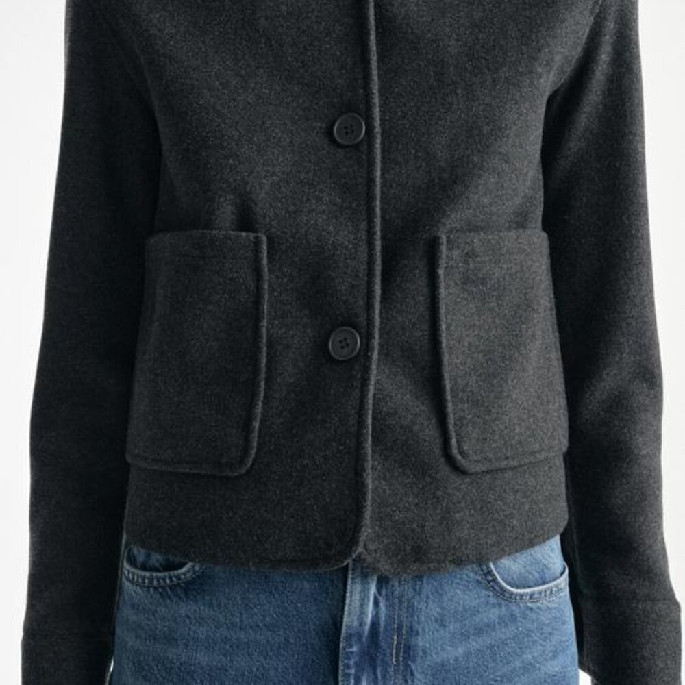 ZARA SOFT JACKET WITH POCKETS SIZE XS 5070/459/807 19" Ptp - Picture 2 of 8